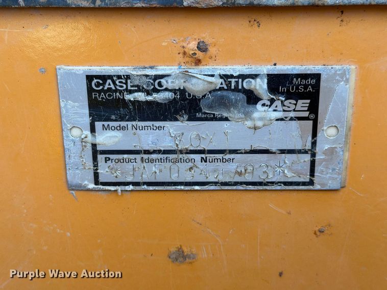 image for item FN5927 2002 Case 60XT skid steer loader