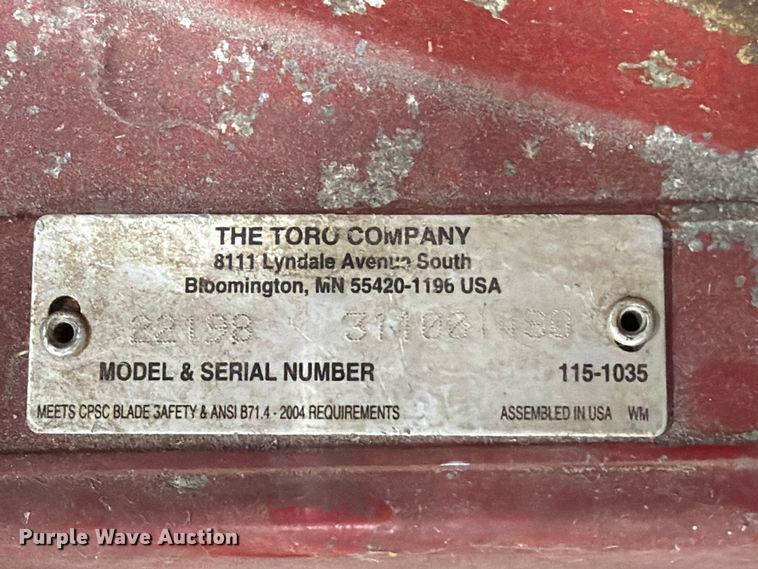 image for item FP3167 (4) Toro push mowers