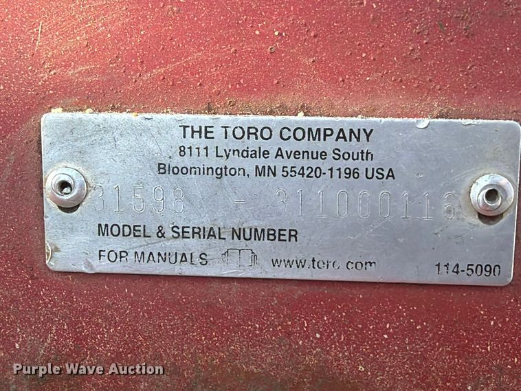 image for item FP3169 Toro 31598 lawn mower