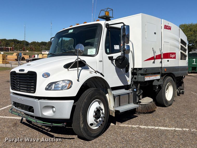 image for item FP3517 2020 Freightliner Business Class M2 street sweeper truck
