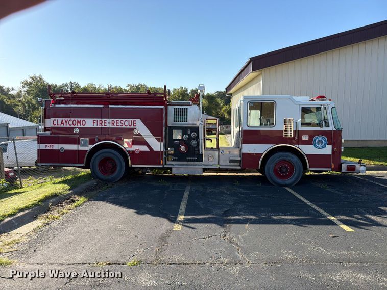 image for item FP4076 1995 Pierce  pumper fire truck