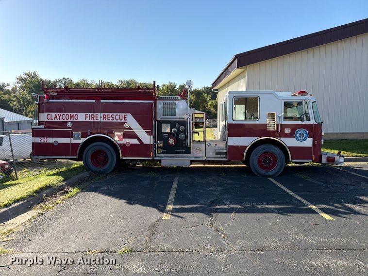 image for item FP4076 1995 Pierce  pumper fire truck