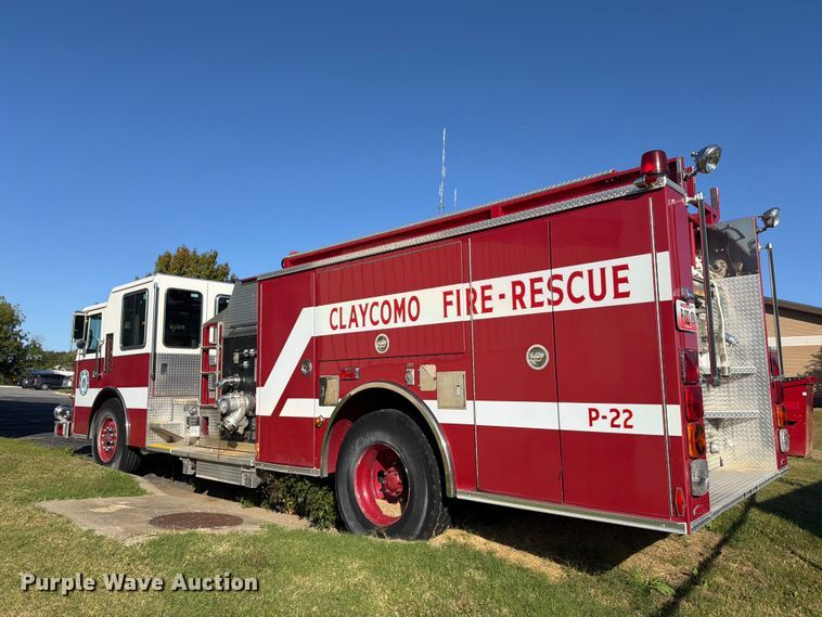 image for item FP4076 1995 Pierce  pumper fire truck