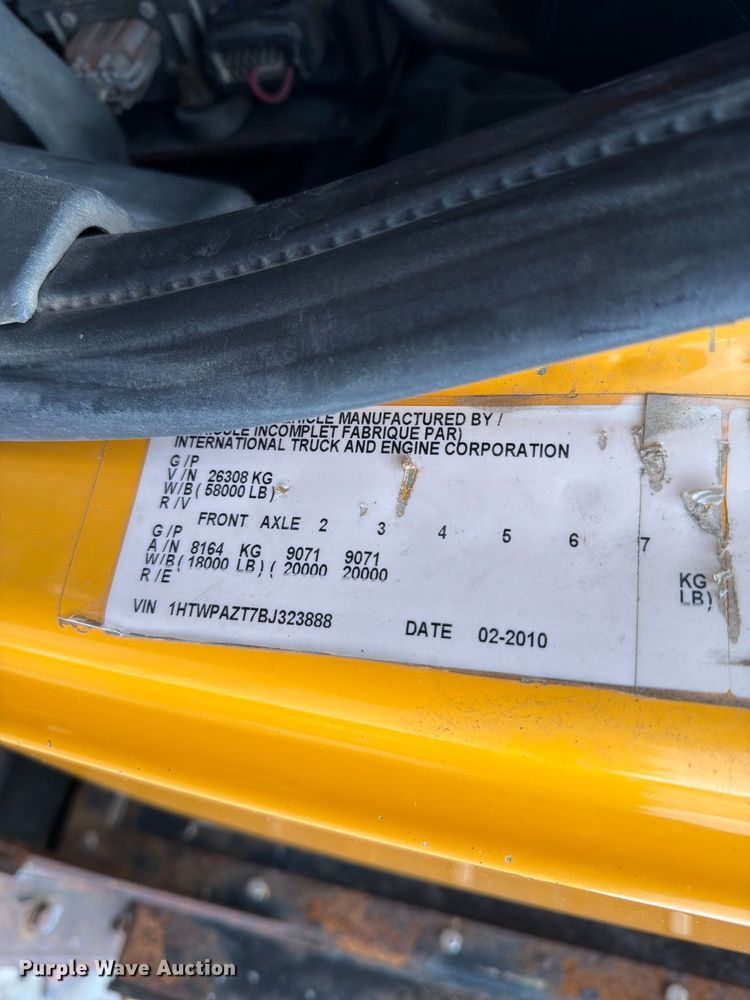 image for item FT6486 2011 International 7500 dump truck