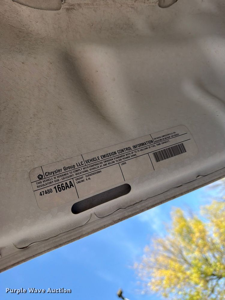 image for item FT6958 2014 RAM 5500 box truck