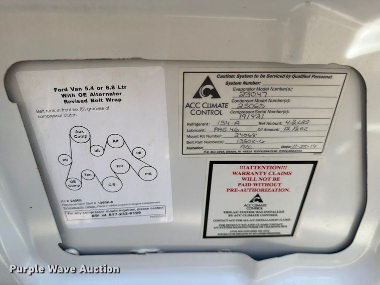 image for item FT6988 2015 Ford E450 shuttle bus