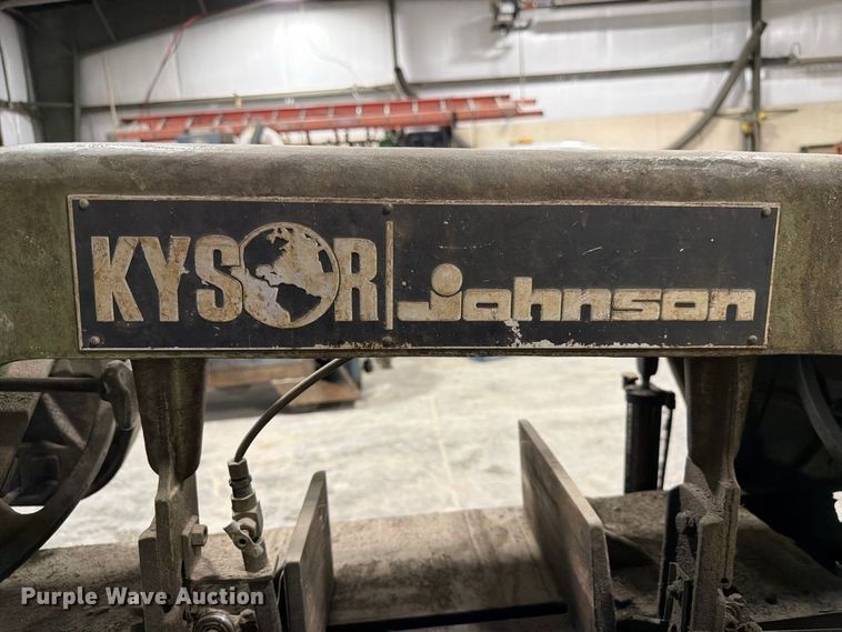 image for item FU0599 Kysor Johnson J band saw