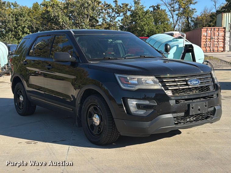 image for item FU4761 2017 Ford Explorer Police Interceptor SUV