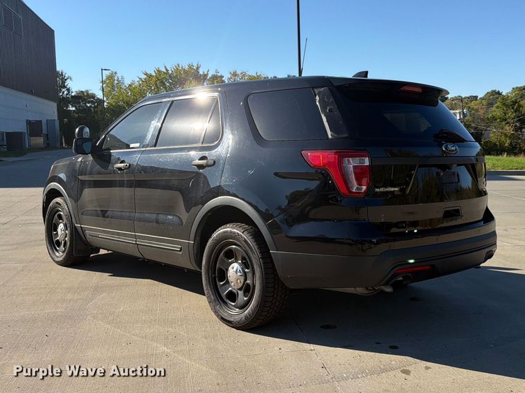 image for item FU4761 2017 Ford Explorer Police Interceptor SUV