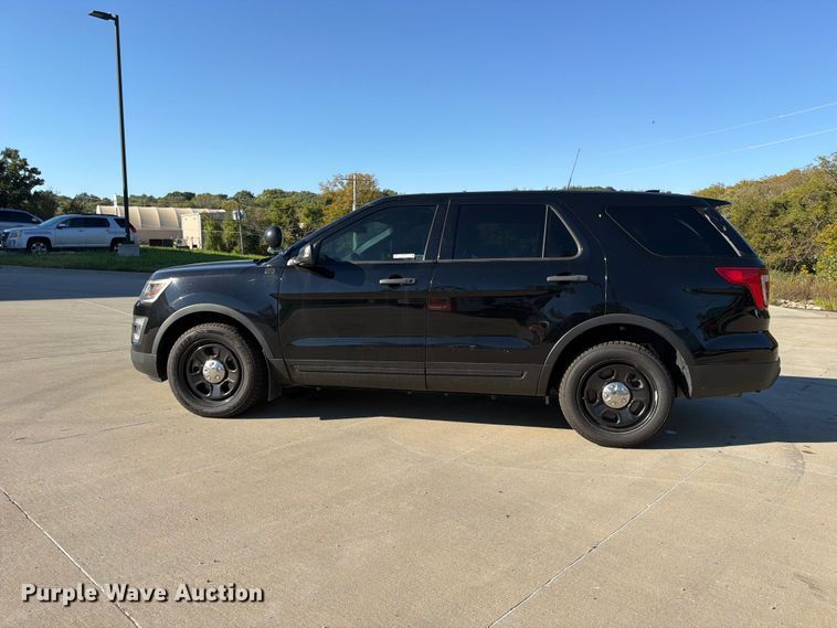 image for item FU4761 2017 Ford Explorer Police Interceptor SUV