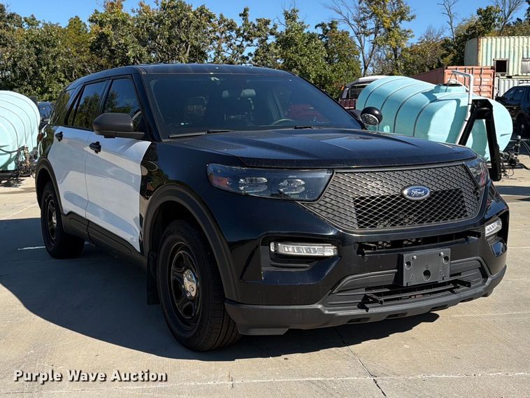 image for item FU4764 2021 Ford Explorer Police Interceptor SUV