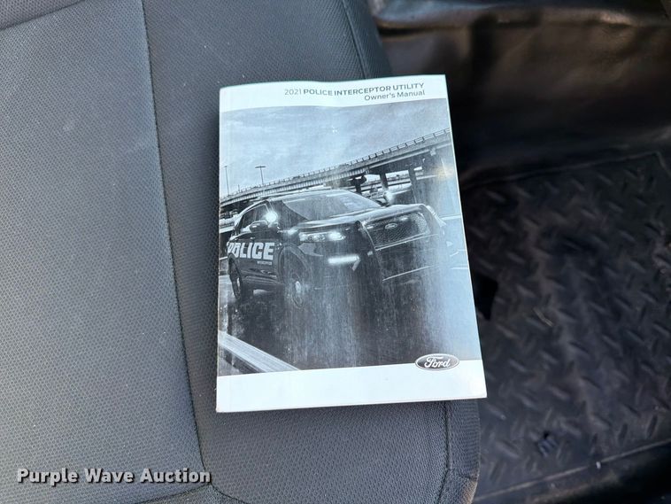 image for item FU4764 2021 Ford Explorer Police Interceptor SUV