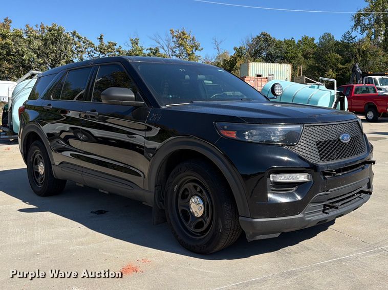 image for item FU4765 2021 Ford Explorer Police Interceptor SUV
