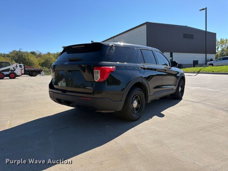 image for item FU4766 2021 Ford Explorer Police Interceptor SUV
