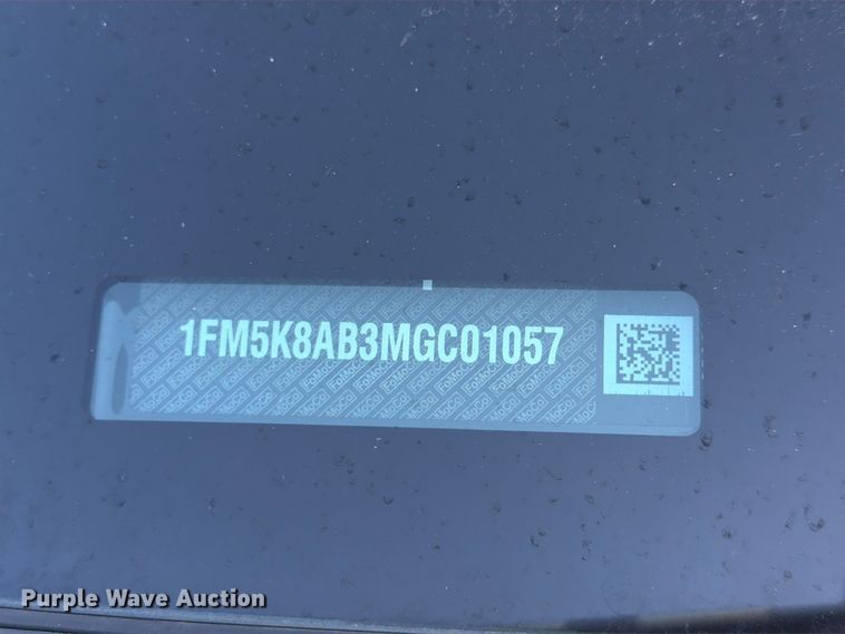 image for item FU4766 2021 Ford Explorer Police Interceptor SUV