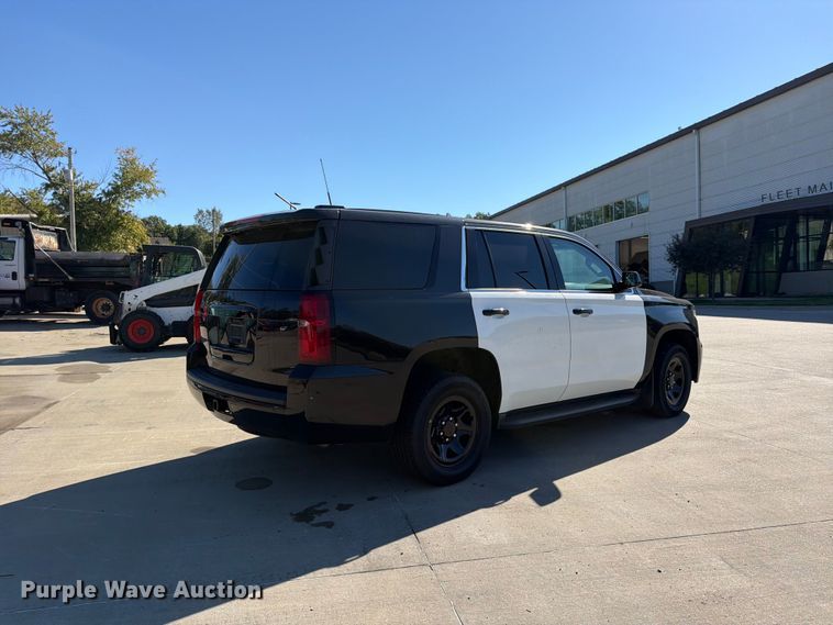 image for item FU4769 2018 Chevrolet Tahoe Police SUV
