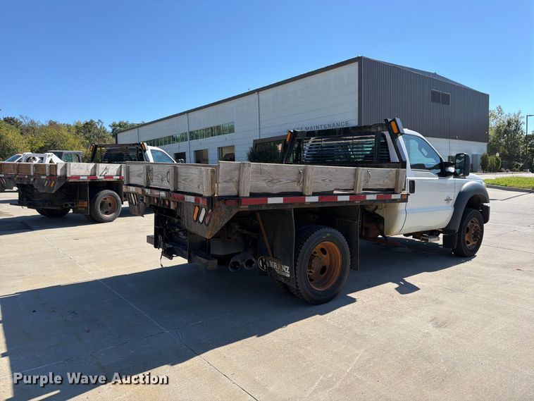 image for item FU4771 2015 Ford F450 Super Duty dump flatbed truck