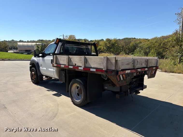 image for item FU4771 2015 Ford F450 Super Duty dump flatbed truck