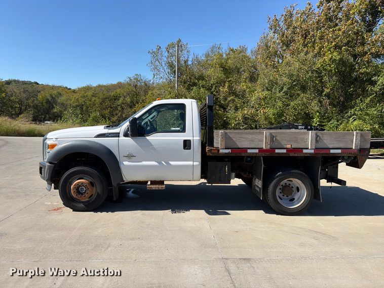 image for item FU4771 2015 Ford F450 Super Duty dump flatbed truck