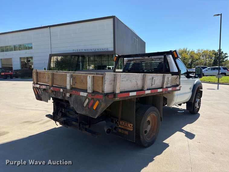 image for item FU4774 2013 Ford F450 Super Duty dump flatbed truck
