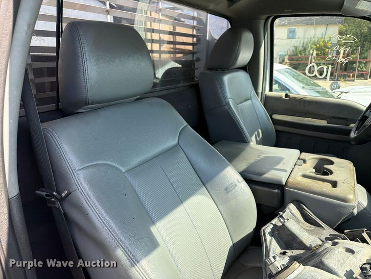 image for item FU5007 2015 Ford F350 Super Duty utility bed pickup truck