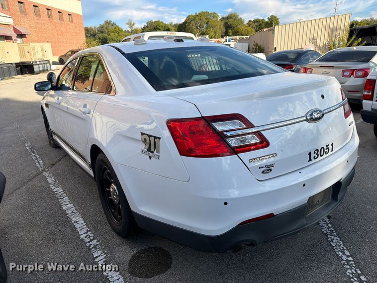 image for item FU5011 2013 Ford Taurus Police Interceptor 