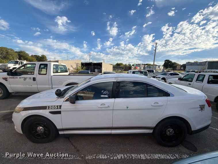 image for item FU5011 2013 Ford Taurus Police Interceptor 