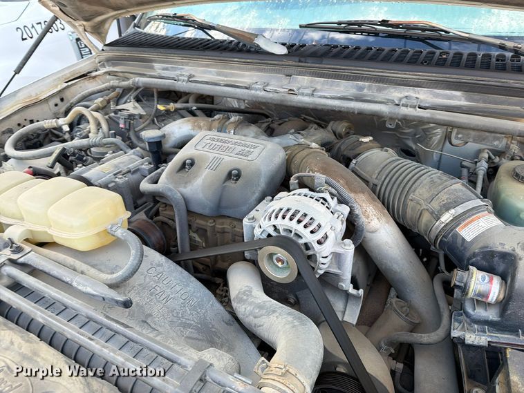 image for item FU5012 1999 Ford F350 Super Duty flatbed pickup truck