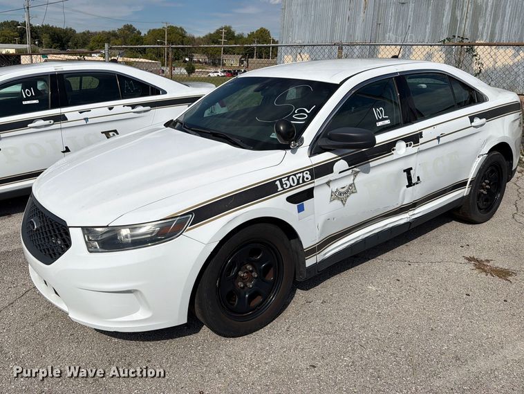 image for item FU5014 2015 Ford Taurus Police Interceptor 