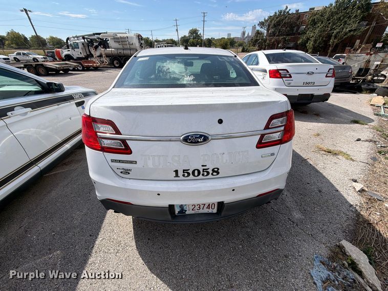 image for item FU5015 2015 Ford Taurus Police Interceptor 