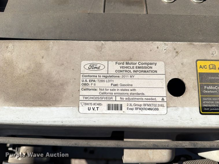 image for item FU5017 2011 Ford Ranger Ext. Cab pickup truck