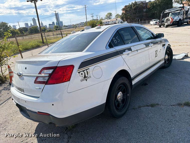 image for item FU5022 2014 Ford Taurus Police Interceptor 