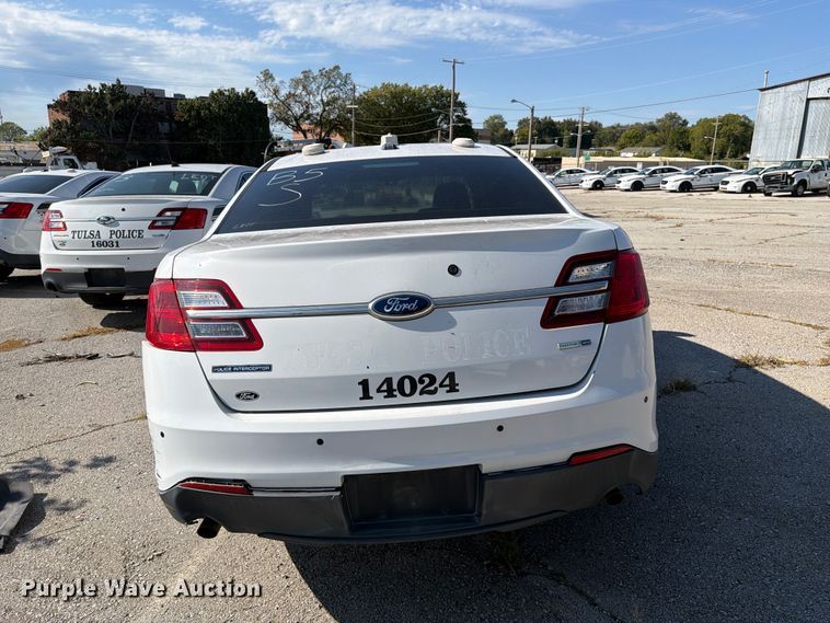 image for item FU5022 2014 Ford Taurus Police Interceptor 