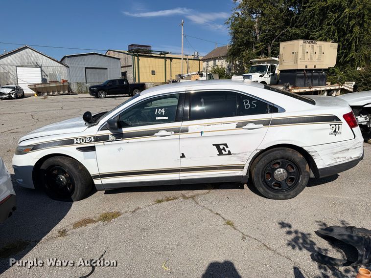 image for item FU5022 2014 Ford Taurus Police Interceptor 