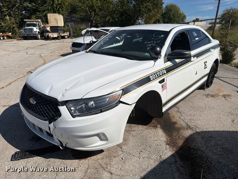 image for item FU5024 2017 Ford Taurus Police Interceptor 