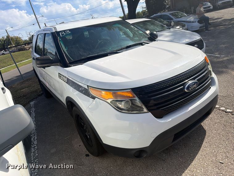 image for item FU5032 2013 Ford Explorer Police Interceptor SUV