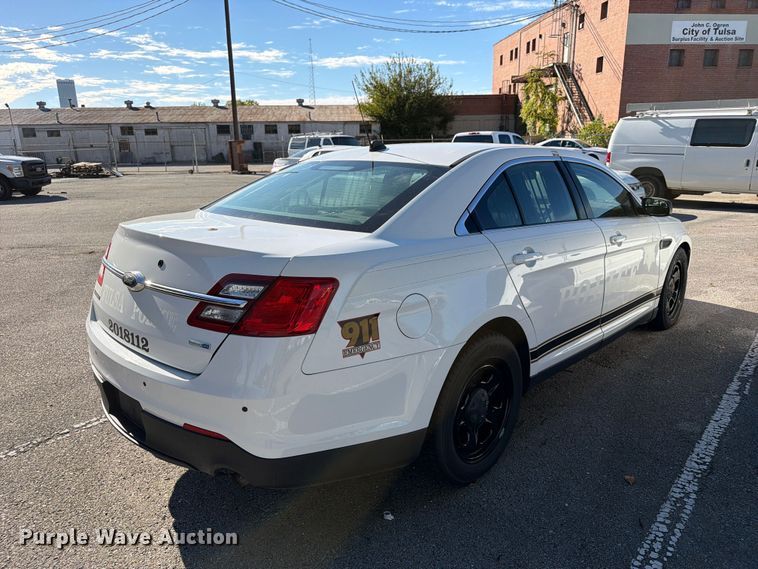 image for item FU5033 2018 Ford Taurus Police Interceptor 