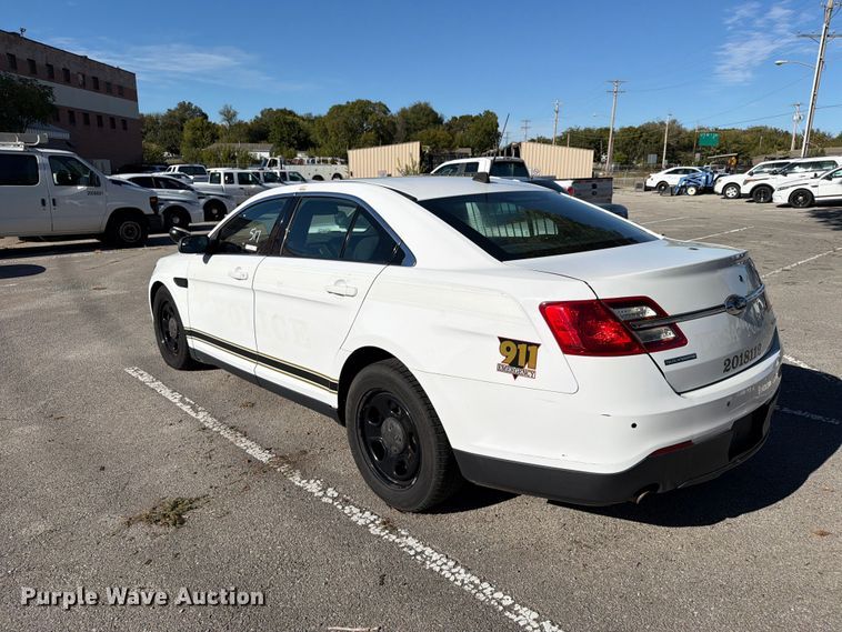 image for item FU5033 2018 Ford Taurus Police Interceptor 