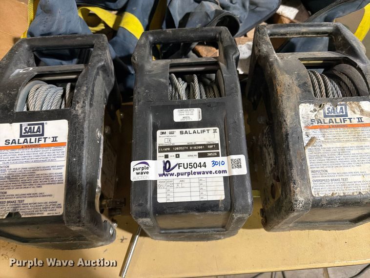 image for item FU5044 (3) 3M Salalift II confined space rescue winches
