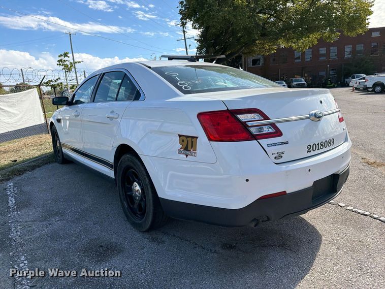 image for item FU5053 2018 Ford Taurus Police Interceptor 
