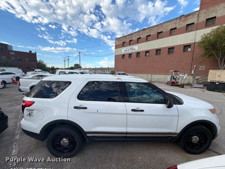 image for item FU5054 2015 Ford Explorer Police Interceptor SUV