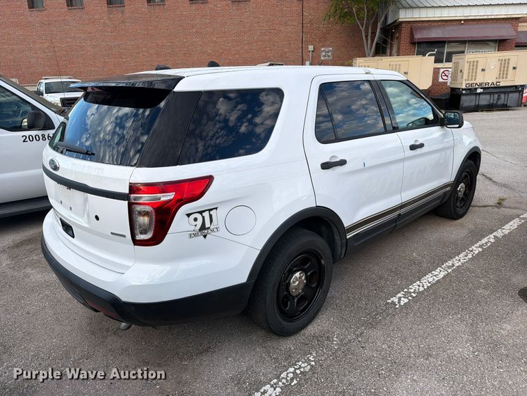 image for item FU5054 2015 Ford Explorer Police Interceptor SUV