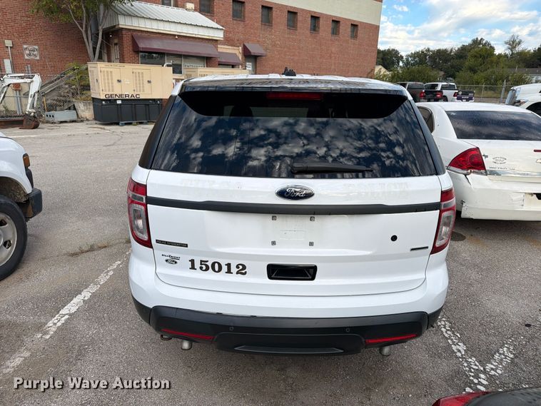 image for item FU5054 2015 Ford Explorer Police Interceptor SUV