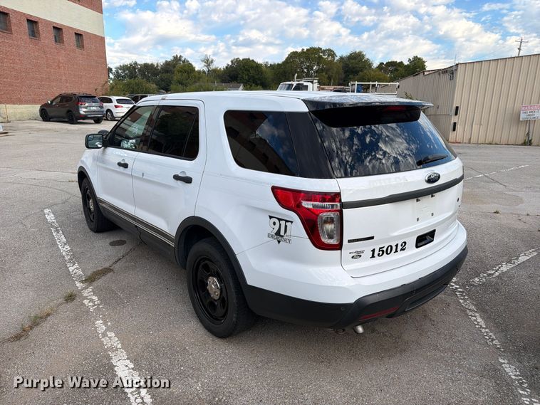 image for item FU5054 2015 Ford Explorer Police Interceptor SUV