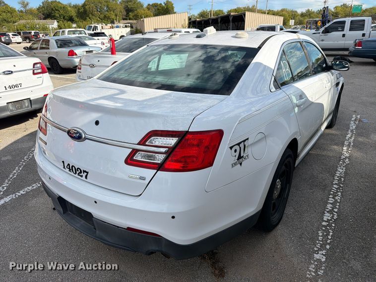 image for item FU5060 2014 Ford Taurus Police Interceptor 
