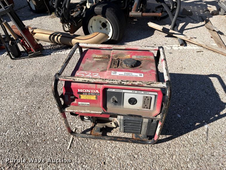 image for item FU5073 Honda EB2500 generator