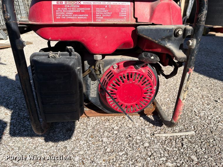 image for item FU5073 Honda EB2500 generator