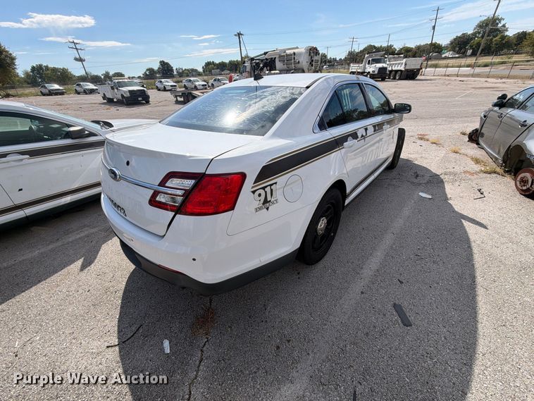 image for item FU5093 2015 Ford Taurus Police Interceptor 