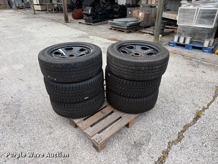 image for item FU5099 (6) 245/55R18 Goodyear Eagle tires and wheels