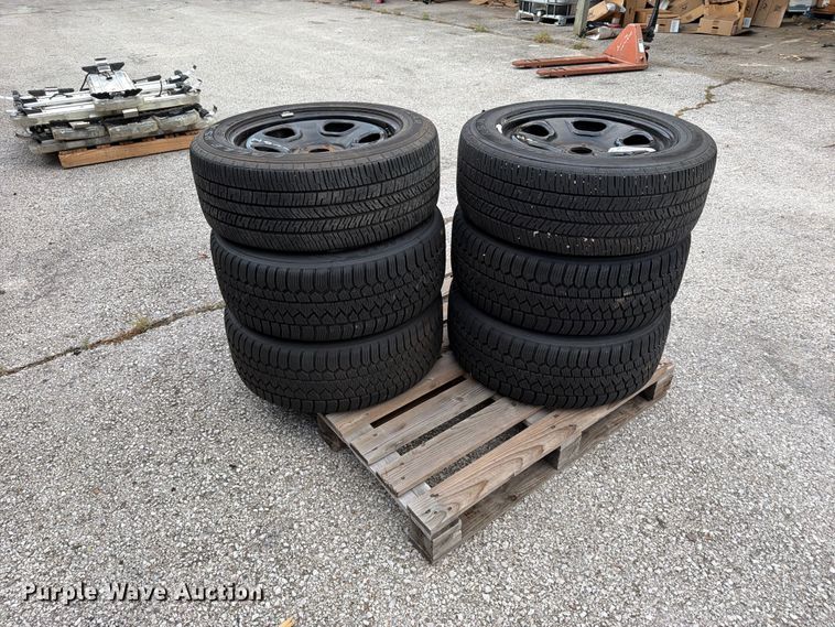 image for item FU5099 (6) 245/55R18 Goodyear Eagle tires and wheels